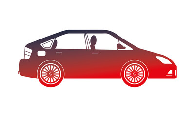 car sedan isolated icon