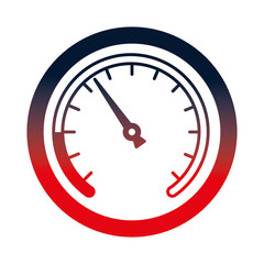 speed gauge isolated icon