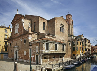 Church of St. Martin (San Martino) in Venice. Region Veneto. Italy