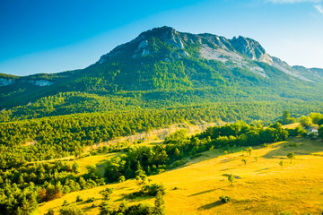 Fototapeta premium Montains viewpoint of the Grand Canyon du Verdon, Provence in France