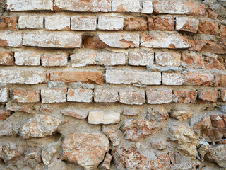 A Brick texture background. Old wall surface