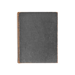 Book contrast grey vintage isolated on white background