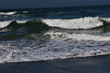 The Curl of a Blue Ocean Wave