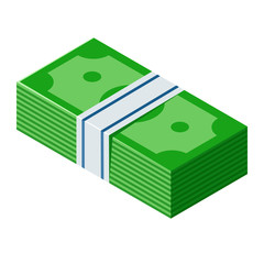 Isometric Money Icon