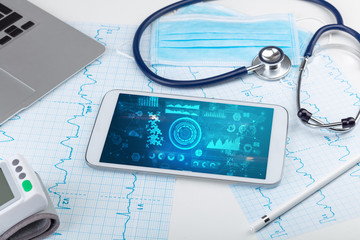 Report and cell composition concept with modern medical technology
