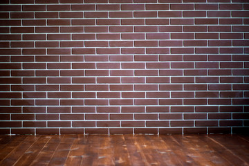 background of a brick dark wall, tile texture with a smooth pattern.