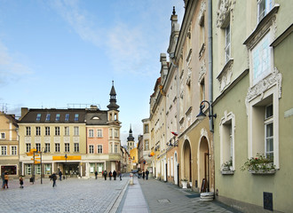 Old Market square in Opole. Poland