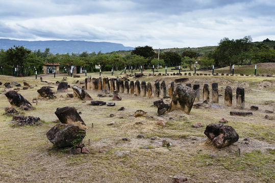 Estacion Astronomica Muisca- Stonehange like site near Villa de Leyva, Colombia