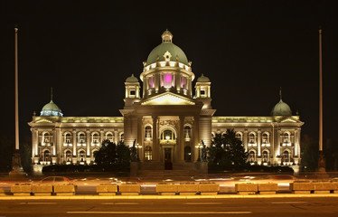 House of National Assembly in Belgrade. Serbia