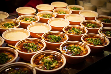 Fresh homemade delicious Chinese traditional white sweet creams