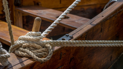Sailboat rigging details