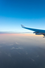 View from the airplane window