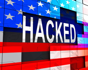 Election Hacking Russian Espionage Attacks 3d Illustration