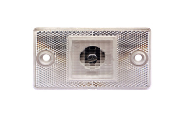 led truck marker light on isolated white background