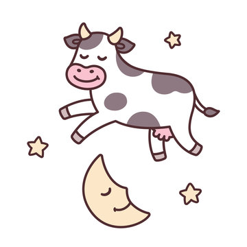Cow jumping over moon