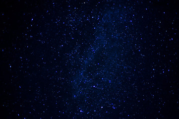 The starry sky. Space. Stars, meteors, the Milky Way. Astonomy.