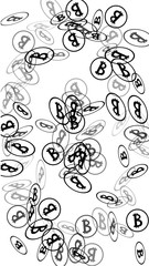 Magic Musical Notes on Black Background. Vector Luminous Musical Symbols. 