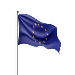 European union flag, vector illustration