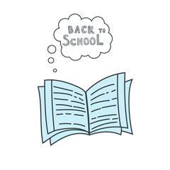 Welcome back to school illustration.