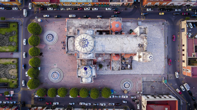 Aerial view of Tlaxcala