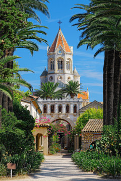 Lerins Abbey (Abbaye de Lrins) on the island of Saint-Honorat, one of the Lrins Islands, on the French Riviera