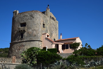 Fototapeta na wymiar Orbetello - Ansedonia, torre della Tagliata