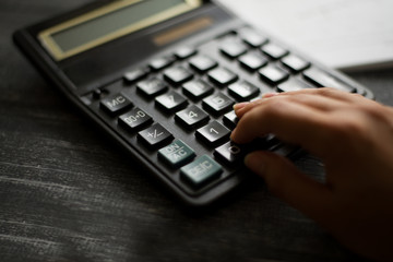 the person on the calculator is gaining numbers