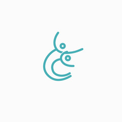 Fototapeta premium Abstract athlete logo vector design. Gym, sports games, fitness, business, trainer vector logo. Active person action logo. Fitness, sport web icon.