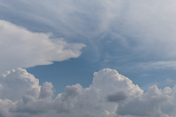 Fototapeta na wymiar Huge dramatic clouds (Prokosovici, Bosnia)