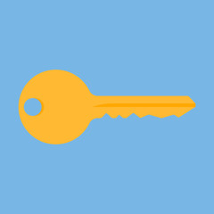 Vector key icon. Fully editable image.