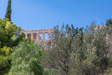 Fototapeta na wymiar Acropole à Athènes
