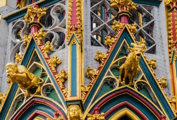 Detailaufnahme Goldbrunnen N&uuml;rnberg