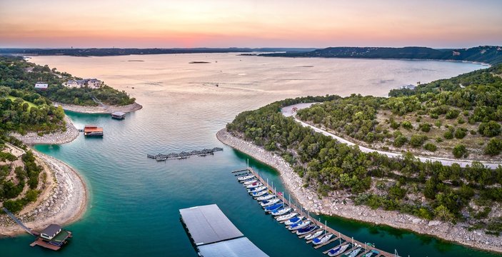 Marina On Lake Travis, Texas 