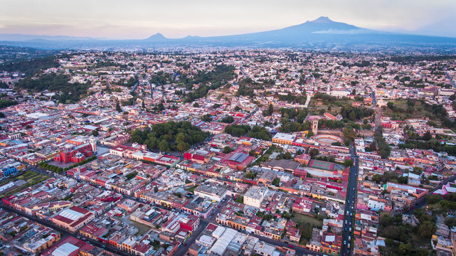 Aerial view of Tlaxcala