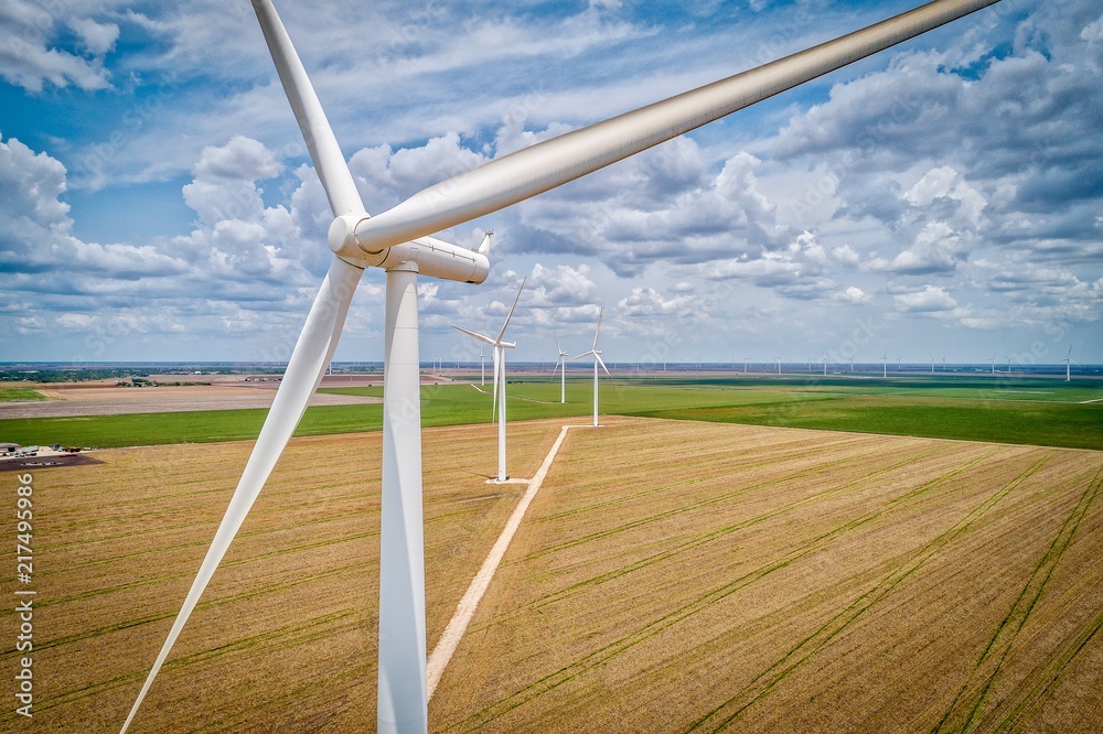 Wall mural texas wind farm