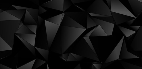 Fototapeta premium Triangular 3d, modern background