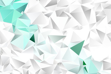 Naklejka na ściany i meble Triangular 3d, modern background