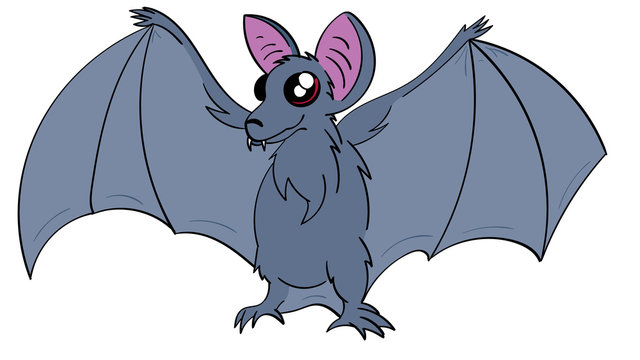 Cute Cartoon Bat