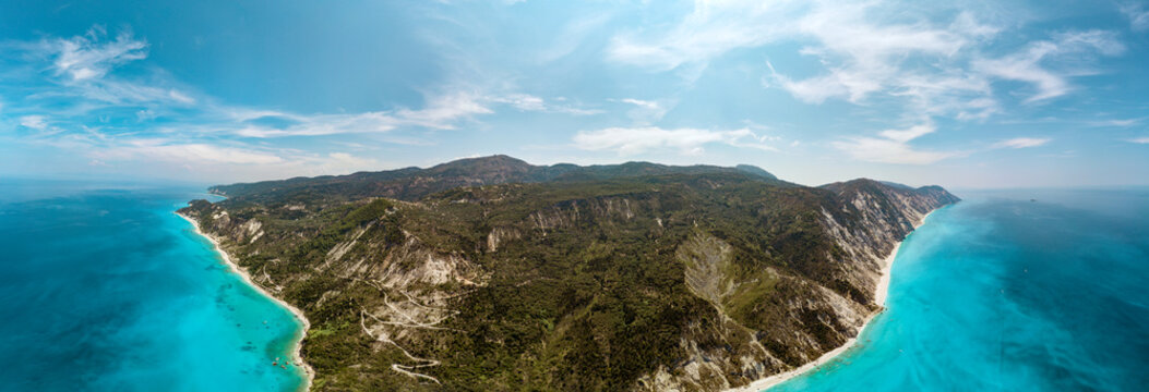 View Above Of Seashore