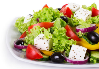 Fresh vegetable salad