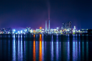 周南市の工場夜景