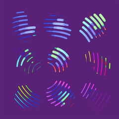 Fototapeta premium abstract vector background-Dot Graphics 