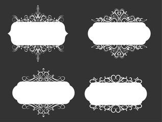 Vector illustration of old style label