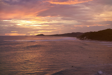 Travel destination in ocean coastline