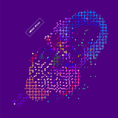 abstract vector background-Dot Graphics 