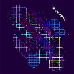 abstract vector background-Dot Graphics 