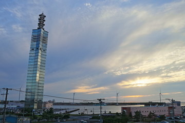 秋田からの風景