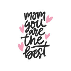 Best Mom Lettering
