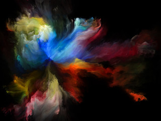 Obraz na płótnie Canvas Acceleration of Color Motion