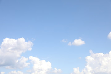 Cloudy blue sky abstract background, blue sky background with tiny clouds